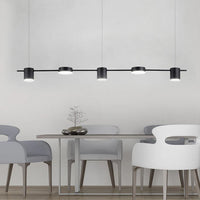 Nowoczesna aluminiowa lampa wisząca - AuraDrum