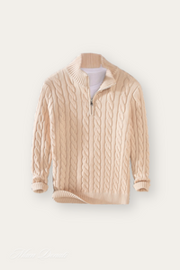 Knitted Men's Turtleneck Sweater - Ethan