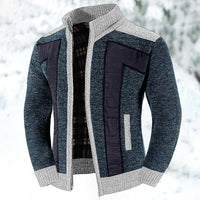 Wool Vest with Zipper and Sweater - Leon