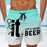 Hawaii Men's Swim Shorts with Elastic Waist – Fabio