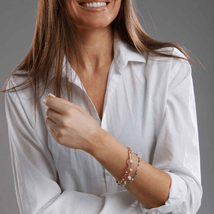 Warstwowa Bransoletka Turkus & Opal – Isabelle