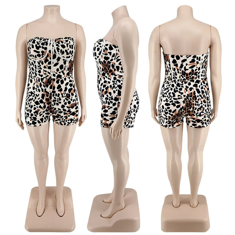 Sammy Jackson™ Celine Plus Size Playsuit | Strapless & Sexy