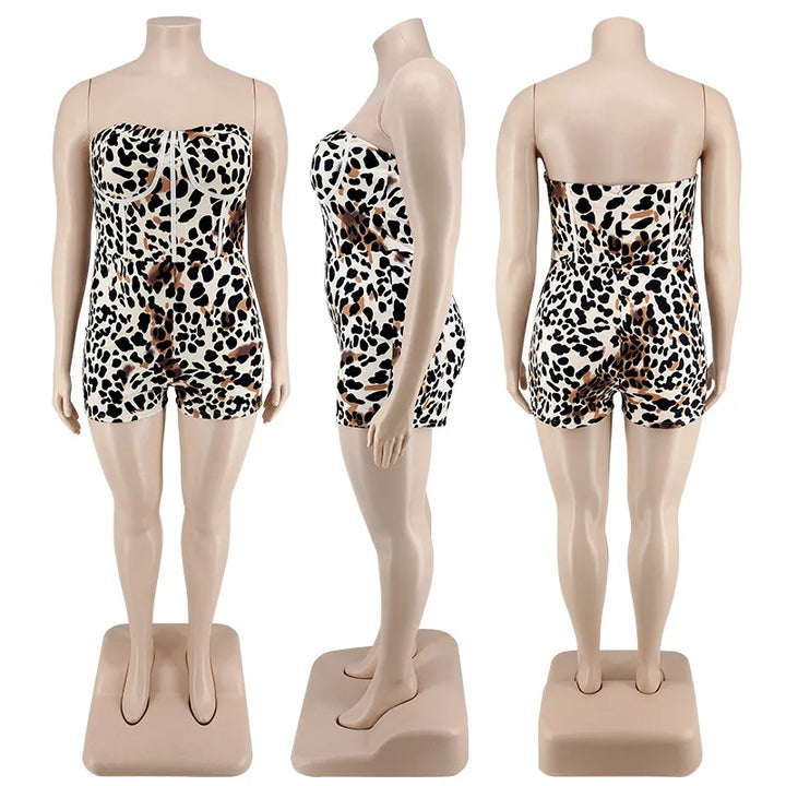 Sammy Jackson™ Celine Plus Size Playsuit | Strapless & Sexy