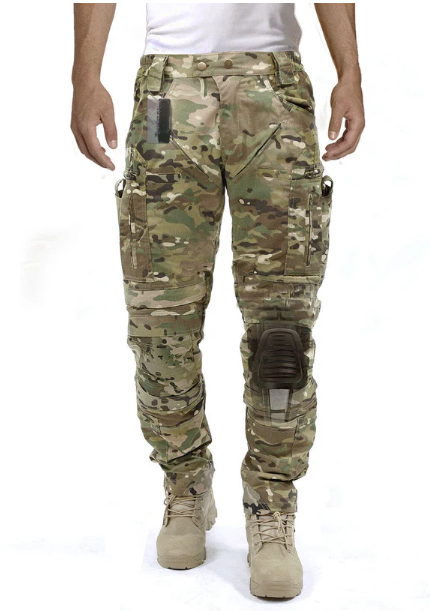 Functional Men's Cargo Pants with Knee Protection – Bram