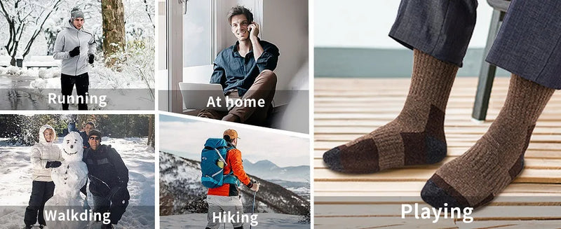 Sammy Jackson™ WinterSnug Skarpety | Wygodne skarpety z wełny merynosów