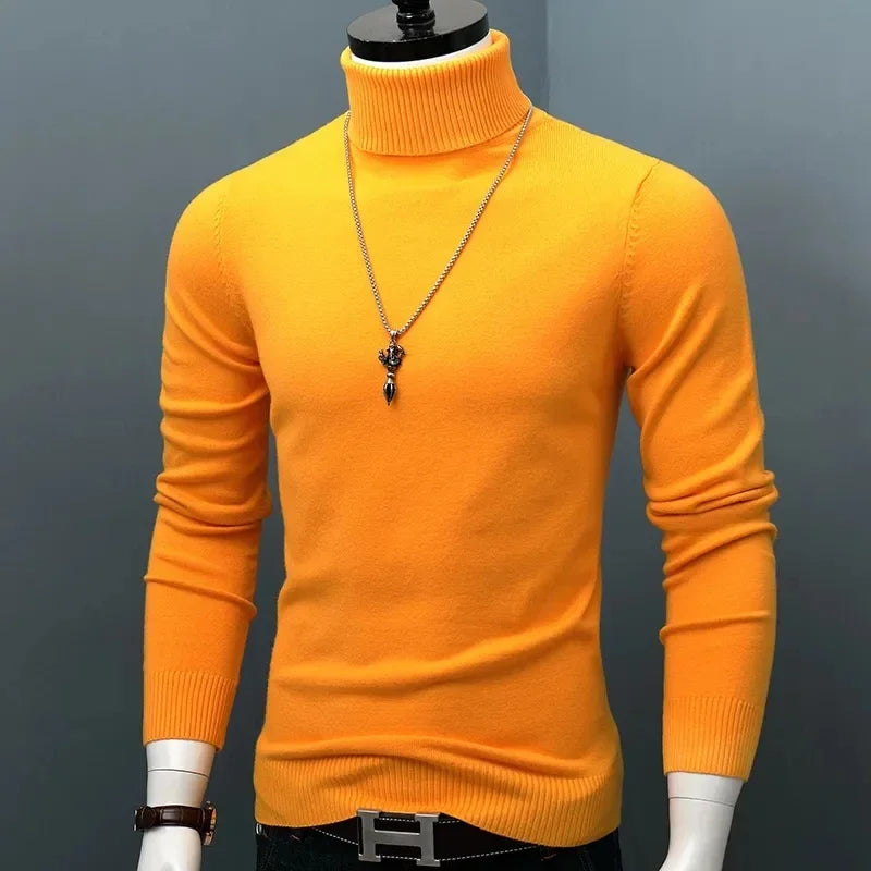 Sammy Jackson™ Marco Slim Turtleneck Sweater | Trendy Slim-Fit Sweater
