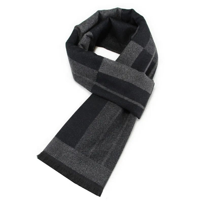 Sammy Jackson™ Checked Scarf | Stylish and warm cashmere scarf