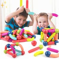 64-Piece Magnetic Building Blocks - Creatix