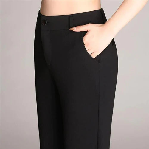 Slim Flared High Waist Pants – Mila