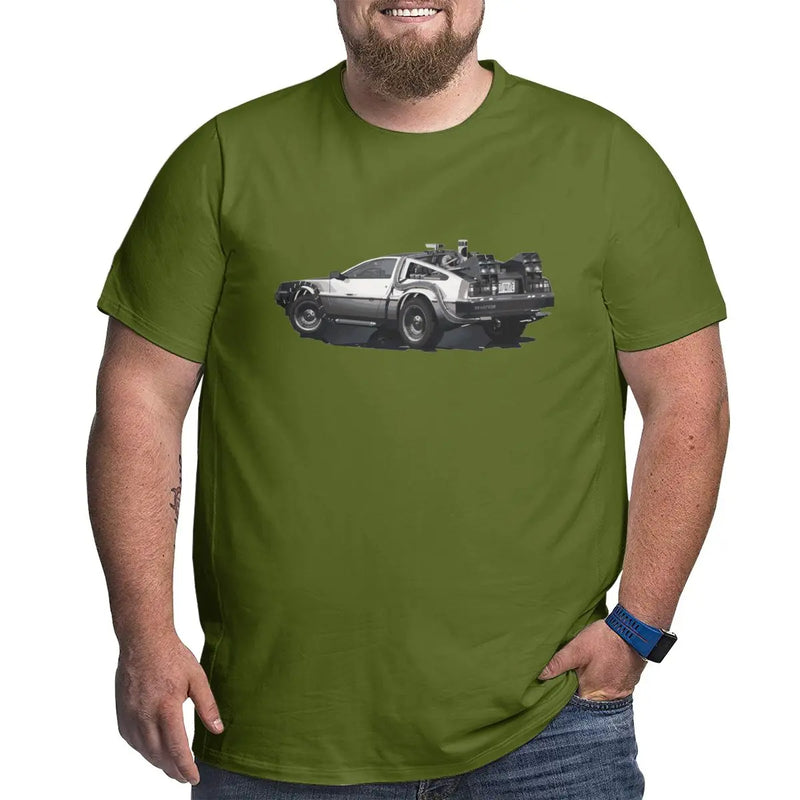 Sammy Jackson™ Back To The Future Delorean T-Shirt | Plus size T-shirt