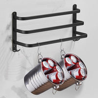 Towel Holder with Hooks - DrySpace