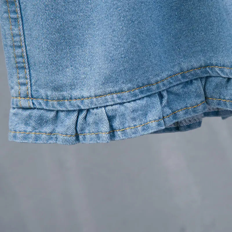 Sammy Jackson™ Linde Krótkie Spodnie Plus Size | Denim i Modne