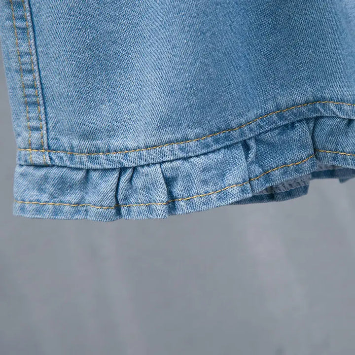 Sammy Jackson™ Linde Krótkie Spodnie Plus Size | Denim i Modne