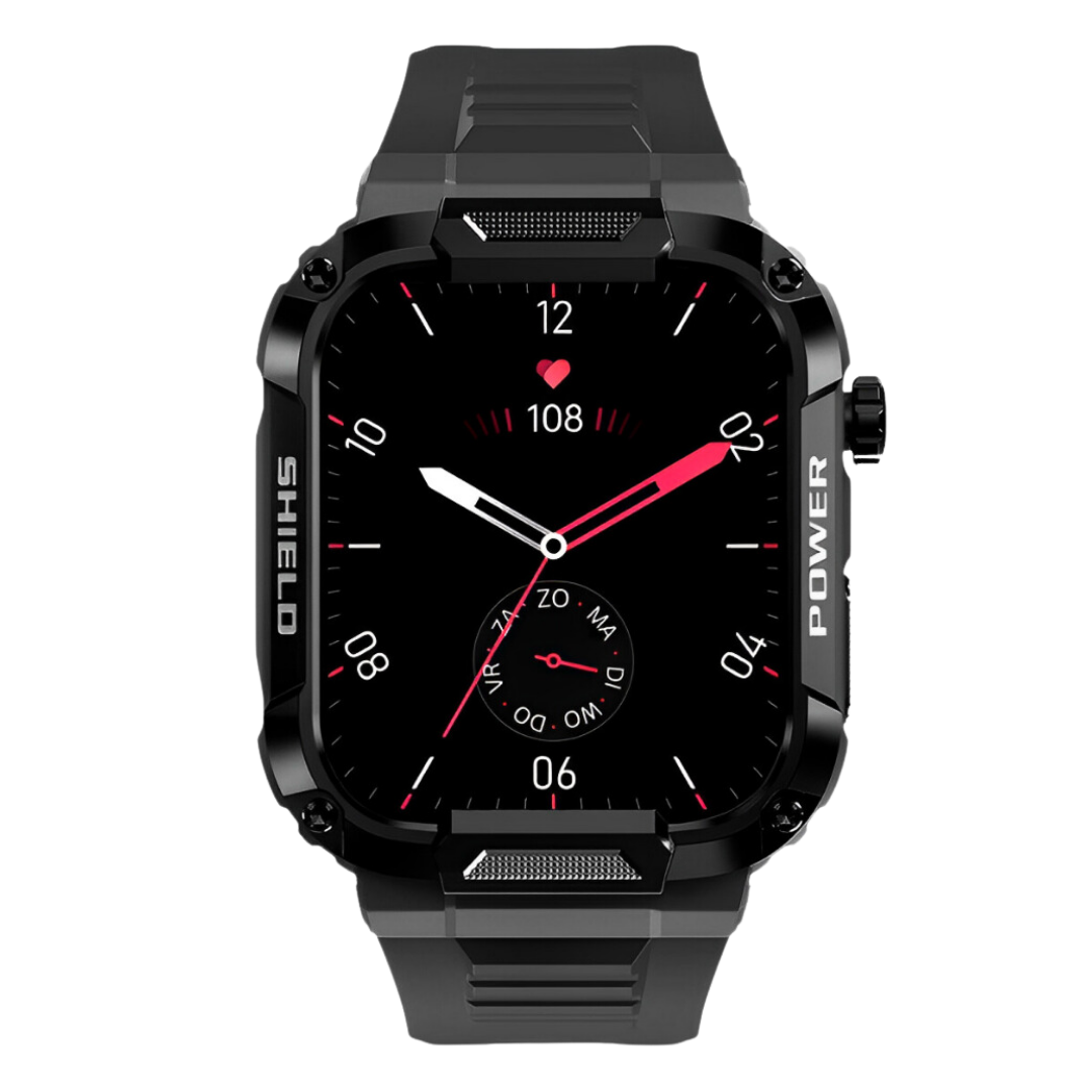 Rugged Men's Smartwatch - IronPulse X1