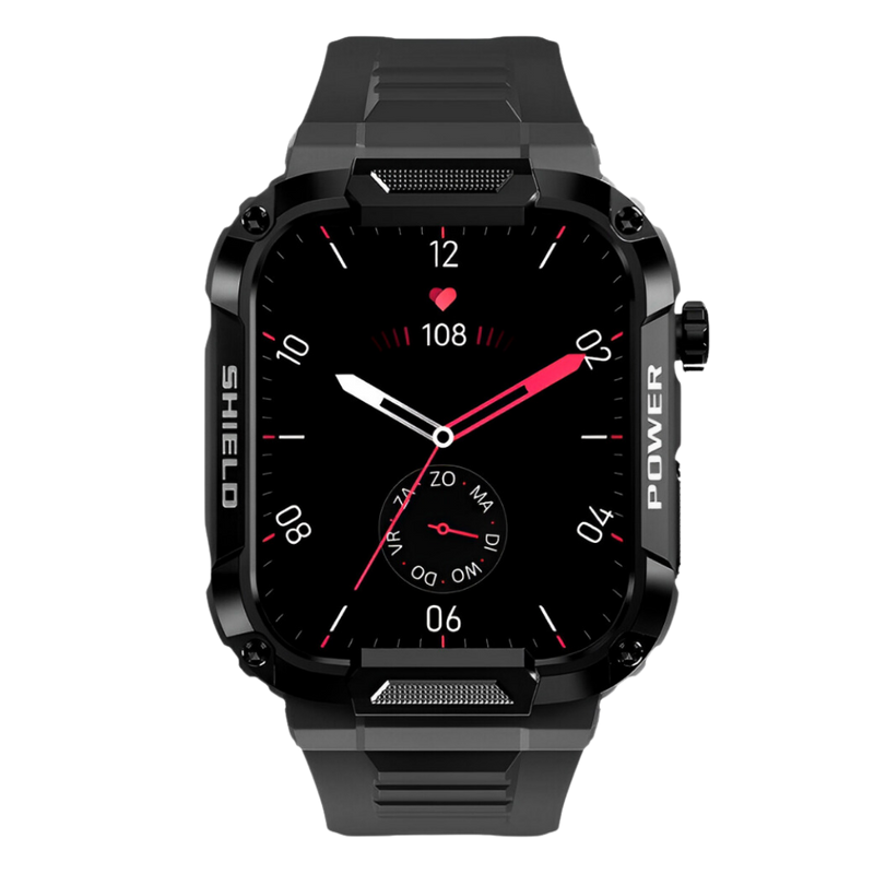 Rugged Men's Smartwatch - IronPulse X1