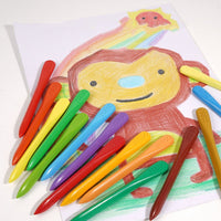 Naturalne Kolorowe Kredki Woskowe - EcoCrayons