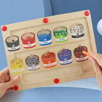 Magnetic Learning Maze for Color and Number Recognition - MazeMagic