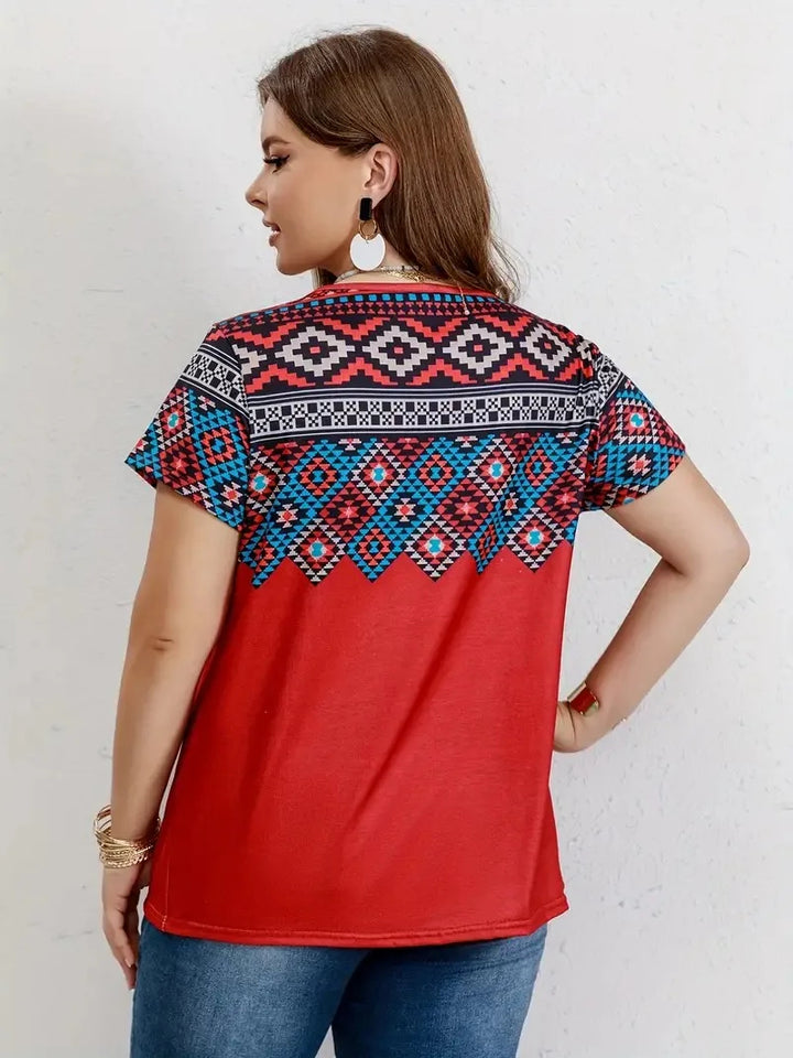 Sammy Jackson™ Luna Plus-Size T-Shirt | Casual & Cheerful