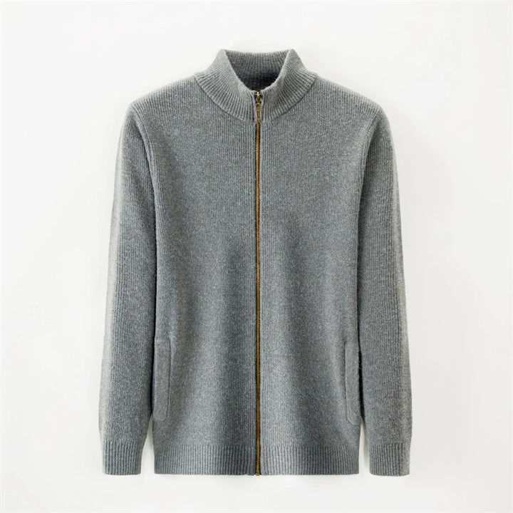 Sammy Jackson™ AutumnKnit Vest | Slimfit vest met ritssluiting