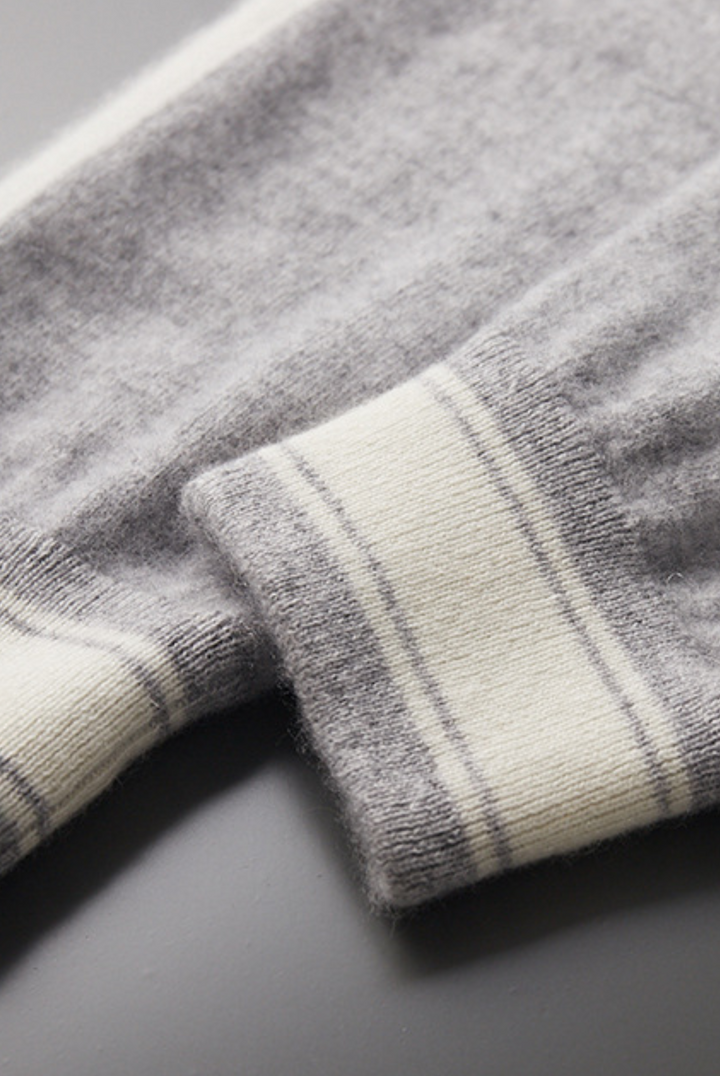 Light Gray Cashmere Merino Wool Set – Romano