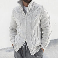Sammy Jackson™ Sven Vest | Knitted vest with high collar and zipper