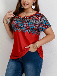 Sammy Jackson™ Luna Plus-Size T-Shirt | Casual & Cheerful