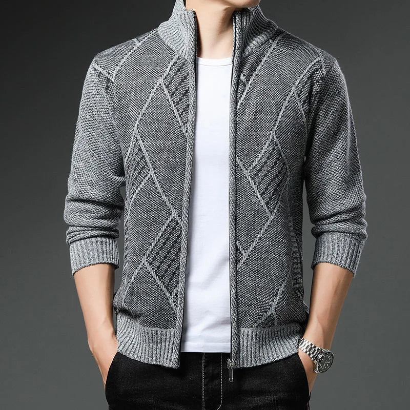 Sammy Jackson™ StripeZip Vest | Trendy striped winter vest
