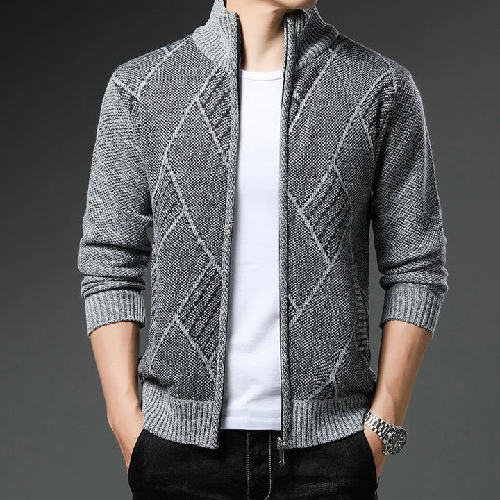Sammy Jackson™ StripeZip Vest | Trendy striped winter vest