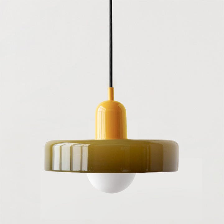 Colored Glass Pendant Lamp - BauLume