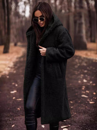 Women's trench coat with belt & double button closure – Clara