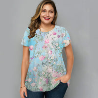 Sammy Jackson™ Loïs Plus-Size T-Shirt | Cheerful & Summery