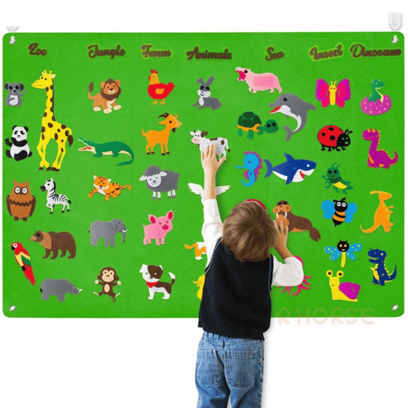 Toddler Felt Play Board - FeltAdventure