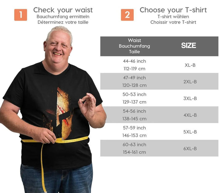 Sammy Jackson™ Vintage Sparta Koszulka | Koszulka Plus Size z bawełny