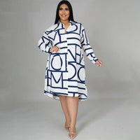 Sammy Jackson™ Georgia Plus-Size Jurk | Casual & Uniek