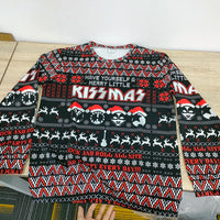 Sweter Sammy Jackson™ KissMas | Najlepszy świąteczny sweter dla rockowców!