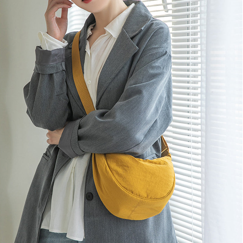 Stijlvolle Half Moon Crossbody Bag - Luna