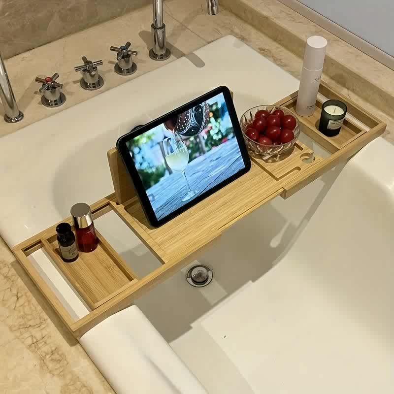 Luxury Bamboo Bathtub Tray - ZenBath