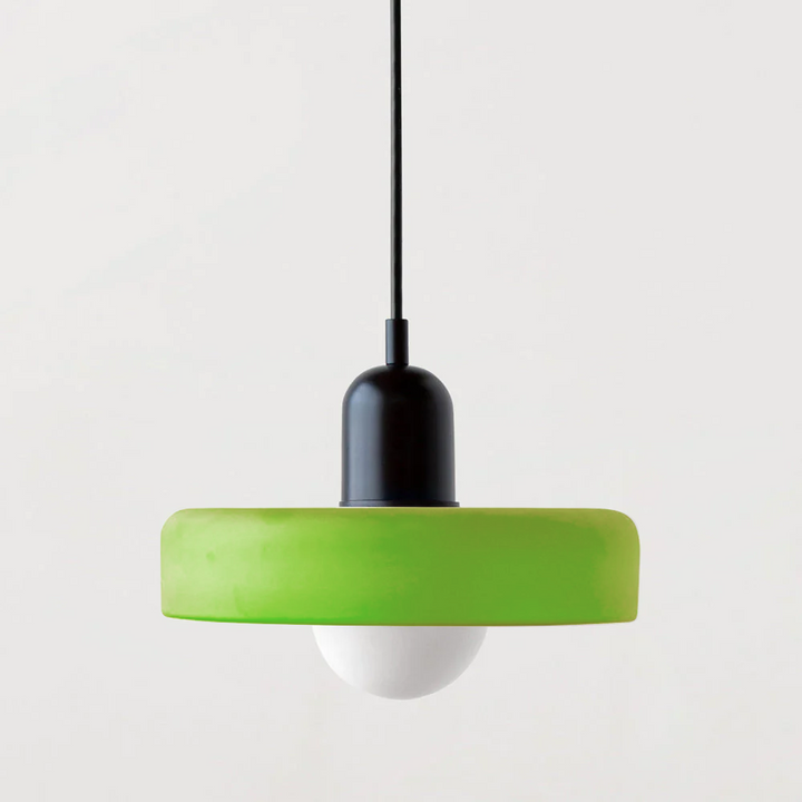 Colored Glass Pendant Lamp - BauLume