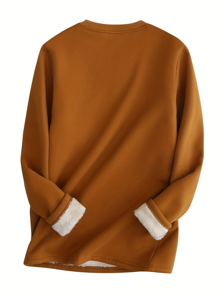 Comfortable Oversized Women's Sweatshirt - Elina