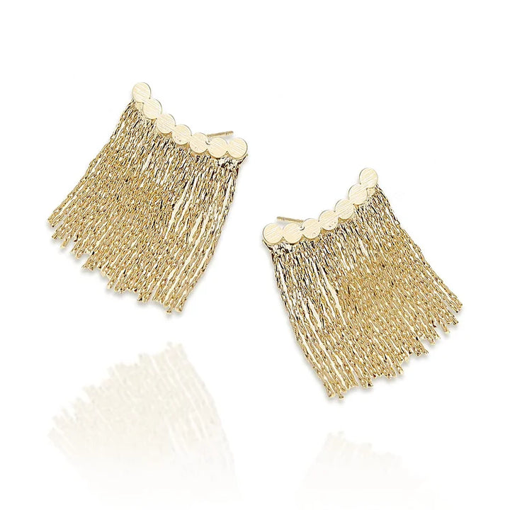 Long Tassel Earrings - Amira