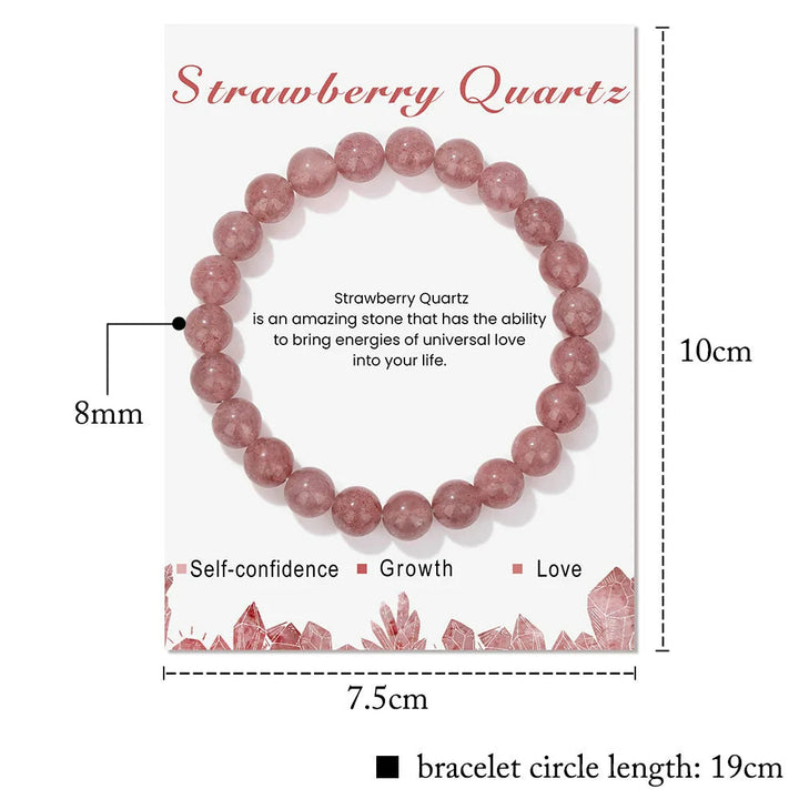 Natural Crystal Healing Energy Bracelet - Aria