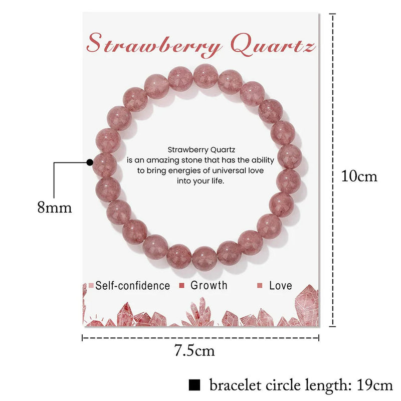 Natural Crystal Healing Energy Bracelet - Aria