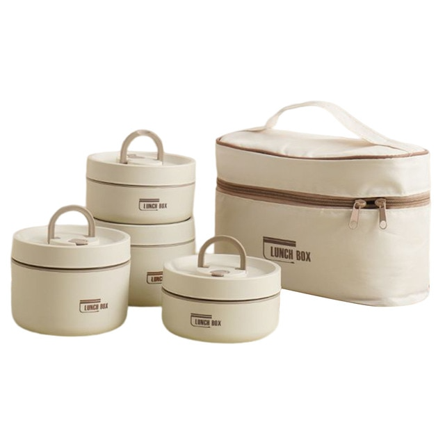 Meerlagige Geïsoleerde Lunchbox met GRATIS Draagtas - ThermoBox