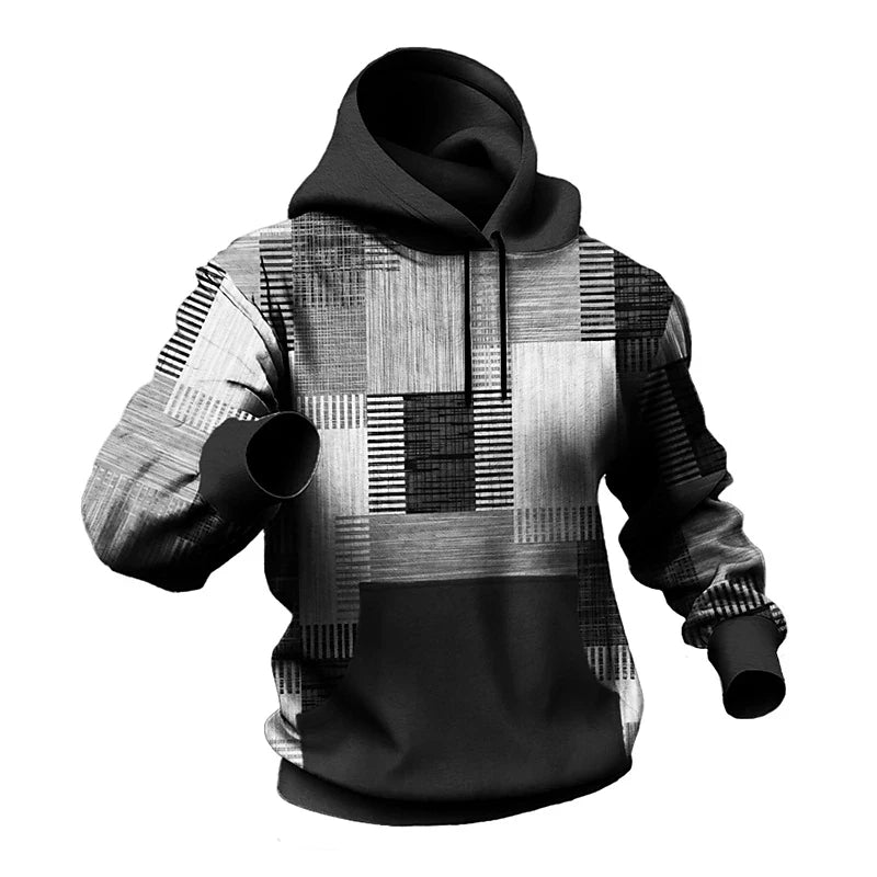Sammy Jackson™ 3D Kraciasta Bluza z Kapturem | Urban Vibes oversize sweter