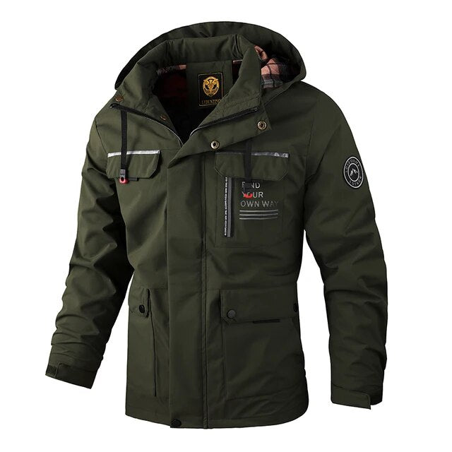 Sammy Jackson™ Winterparka met Fleecevoering | Winddicht jack met capuchon