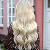 Seamless Hair Extension Strip – SilkLine (Light Ash Blonde 60B)