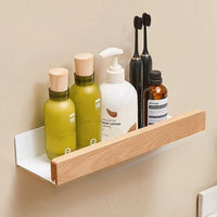 Solid Wood Bathroom Shelf – WoodaFix