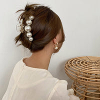 Stylish Pearl Hair Clips - 4-Pack