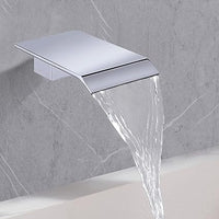 Sensor Wall Faucet with Waterfall Spout – Fluxis