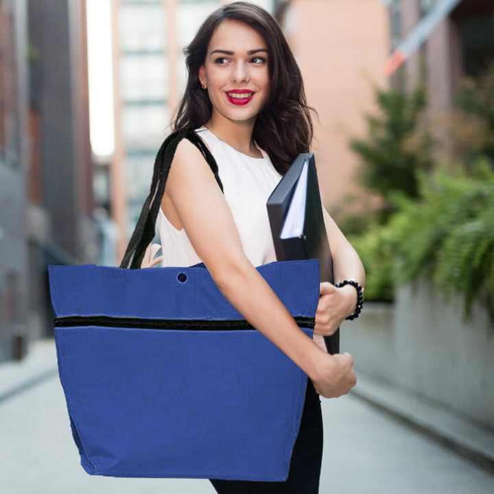 Large-Capacity Foldable Shopping Bag with Wheels – Reusable Cart Tote – Veytra